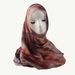 Muslim headscarf Watercolor Series Modal Cotton Shawl Satin Printed Scarf Ethnic Headscarf Women's Scarf_viptrois.com
