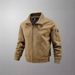 Men's Classic Flight Jacket – Lightweight Spring/Autumn Bomber With Loose Fit (S-5XL, 4 Colors)_viptrois.com