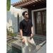 2025 Knitted Polo Shirt Men Short Sleeve High-end Trendy Brand Men's Clothing Summer Collared Breathable Casual Youth_viptrois.com