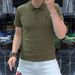 Men's Pique Polo Shirt With Embroidered Logo | Classic Cotton Comfort | Versatile Casual & Smart Casual Top_viptrois.com