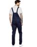 Men's Denim White Bib Pants Slim Fit Trousers Bib Pants_viptrois.com
