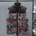 Trendy Quilted Puffer Vest For Teens & Young Adults – Oversized Winter Sleeveless Jacket With Floral & Checkered Prints_viptrois.com