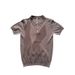 Men's Clothing Men's Short Sleeved Knitted Polo Shirt Ice Silk Thin Slim Lapel Summer Light Mature Casual Solid Color Top Versatile Trend_viptrois.com