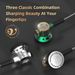 D08 Metal HiFi 3.5mm/Type-C In Ear Headphones Flat Head Earphone With Mic Wired Clear Sound Bass Headsets For Sports Music Gamer_viptrois.com