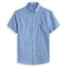 Men's Clothing Plus Size Specializes In Plus Size Summer Thin Short Sleeved Plaid Shirts In Various Colors For Fat People_viptrois.com
