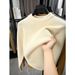 Round Neck Pullover Knitted Sweater For Men, Long Sleeved Sweater, Solid Color Sweater, And Thread Jacket_viptrois.com