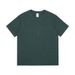 A Man In A Pure Cotton Short-sleeved T-shirt, A Loose And Casual Round-neck Solid-color Base Shirt_viptrois.com