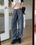 "Women's Retro Cargo Pants – Loose-Fit, Straight-Leg & Tapered Ankle With High Waist For Casual & Streetwear Style"_viptrois.com