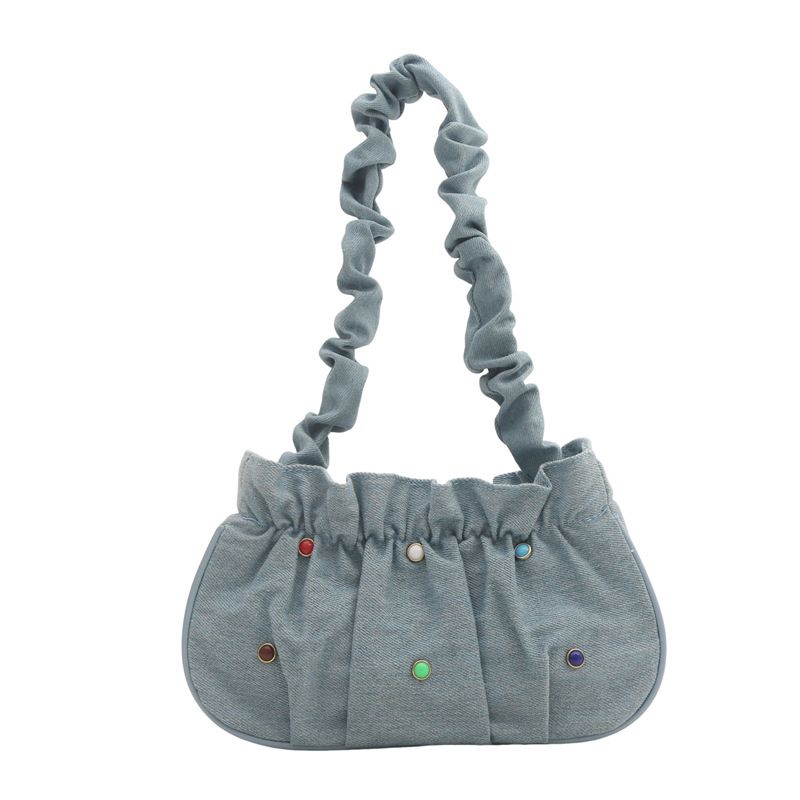 Small And Minimalist Personalized For Women 2024 New Commuter Wrinkle Underarm Versatile Casual Instagram Cloud Shoulder_viptrois.com