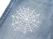 Man's clothing Summer Tide brand spider mesh small spider print casual jeans for men and women_viptrois.com