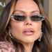 Small Frame Sunglasses New Women's Narrow Frame Retro Elliptical Sunglasses_viptrois.com