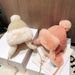Women's Hats Winter Wool Ball Knitted Wool Earmuffs Hat For Women Thick Cold Proof Plush Lei Feng Hat Warm Winter Hat Ski Hat_viptrois.com