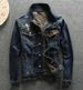 Men's Denim High-End Trendy Spring And Autumn Short Ripped Slim Fit Vintage Retro Blue Jacket_viptrois.com