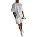 Men's Clothing Summer Trendy Men's Short Sleeve And Shorts Set: Stylish, Elegant, Fitness & Casual Fit, Quick Drying_viptrois.com