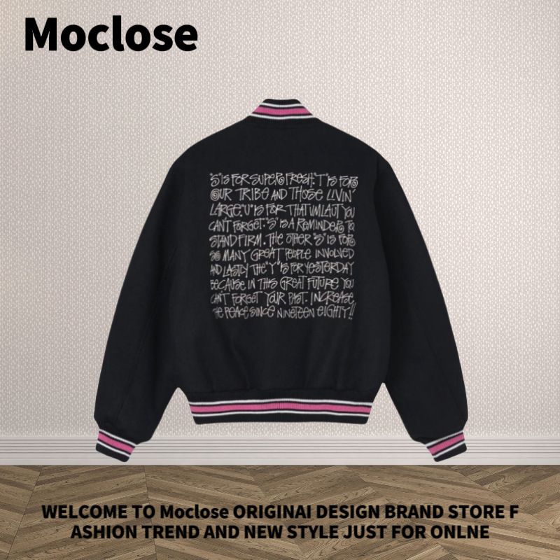 Men's Clothing High Street Letters Autumn And Winter Outdoor Loose Cotton Warm Baseball Jacket Coat_viptrois.com