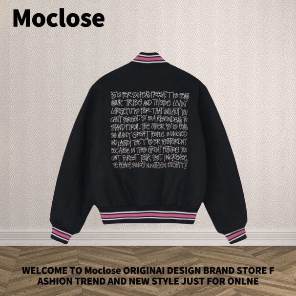 Men's Clothing High Street Letters Autumn And Winter Outdoor Loose Cotton Warm Baseball Jacket Coat_viptrois.com