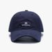 Washed Letter Embroidery Soft Top Thin Male And Female Gender-neutral Baseball Cap Outdoor Sports Versatile Cap_viptrois.com