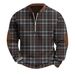 3D Men's Half Zipper Autumn Winter Print Sweatshirt_viptrois.com