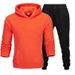 Men's Clothing Autumn And Winter Men's Sweater Suit Casual Sports Suit Plus Fleece Sweater Suit Men's Hooded Suit_viptrois.com