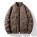 Premium Men's Winter Bomber Jacket With 90% White Duck Down, Warm Puffer Coat For Cold Weather, Casual Aviator Style, Windproof & Anti-Freeze_viptrois.com