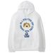 New Youth League Jungkook Same Style Printed Long Sleeve Hooded Mid-Length Sweatshirt Ins Trendy Loose Top For Women_viptrois.com