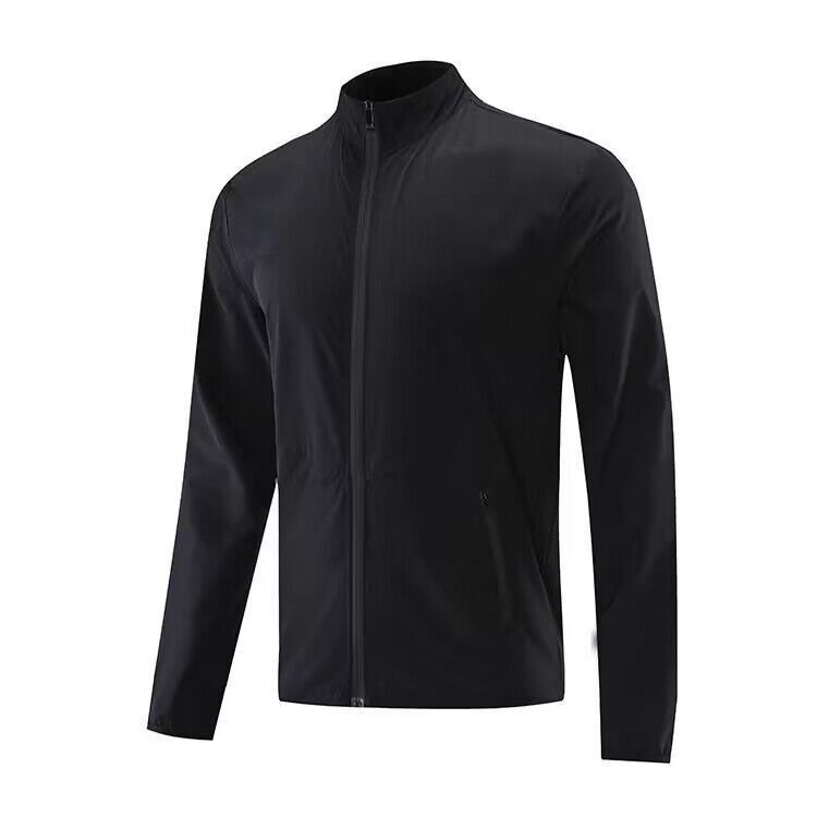 Men's Clothing Casual Jacket Thin Quick-Drying Stand-Up Collar Outdoor Sports Casual Versatile Jacket _viptrois.com