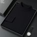 Pure Cross-Border Foreign Trade Live Semi-High Collar Long Sleeve Knitted Sweater Men's Autumn Winter New Solid Color Warm_viptrois.com