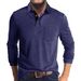 Men's Long Sleeve Polo Shirt - Classic Slim Fit Casual T-Shirt For Autumn & Winter, Breathable & Moisture-Wicking, Solid Color Workout Top_viptrois.com