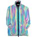 Men's Clothing Autumn and winter men and women colorful reflective lapel jacket nightclub trend colorful luminous windbreaker outdoor leisure jacket_viptrois.com