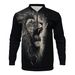 2024 American High Street Half-Zip Pullover Stand Collar Loose Casual Printed Men's Sweatshirt_viptrois.com