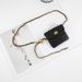 Small golden ball waist chain bag Women's diamond belt bag ins mini lightweight chain crossbody bag_viptrois.com