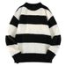 Fleece-Lined Thickened Crew Neck Sweater For Men, Autumn And Winter New Loose Warm Knitted Base Shirt, Genuine Quality_viptrois.com