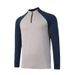 2025 New Quick Drying Fitness Long Sleeved Top Splicing Stand Up Collar Zipper Sports Outdoor Running Clothes For Men_viptrois.com