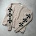 European And American 2025 New Street Retro Personalized Cross Knitted Sweater Men's High Street Goth Loose Versatile Sweater_viptrois.com