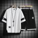 Men's Clothing Two Piece Casual Tops New Styles For Spring And Autumn_viptrois.com