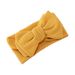 Infant And Toddler Oversized Bow Headband Children's Waffle Knitted Knotted Headband Fontanelle Protection Hair Ornament Head Flower_viptrois.com