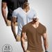 "Men's Performance V-Neck T-Shirt - Moisture Wicking Quick Dry Active Tee For Gym, Running & Casual Wear - Black/White/Gray/Blue/Brown"_viptrois.com