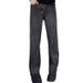 Men's Clothing Black And Gray Washed Scimitar Jeans For Men Spring And Autumn Splicing Design Flared Pants Retro Trousers Trend_viptrois.com