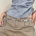 Sweet Star Metal Slim Women, Dress Decoration, Versatile Personality Chain Belt, Narrow Style, Slimming Waist Accessory_viptrois.com