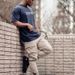Men's Casual Loose Large Size Speed Woven Trousers Multi-Pocket Sports Overalls Breathable Cotton Blends For All Seasons_viptrois.com