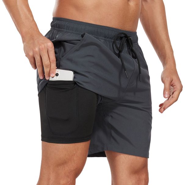 Men's Clothing Summer New Men's Shorts Fashion Vacation Beach Pants Men's Large Size Four Corner Milk Silk Lining_viptrois.com