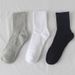 Sports Socks Outdoor Running Cotton Socks For Men And Women Mid-tube Socks Four Seasons Solid Color Men's Socks_viptrois.com