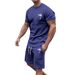 Men's Clothing Men's Summer Short Sleeved Shorts Sports Casual Suits_viptrois.com