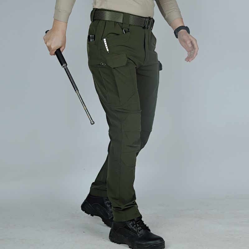 IX7 Men's Tactical Pants Camouflage Loose Fit Softshell Durable Outdoor Work Hiking Pants For Spring And Autumn_viptrois.com