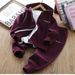 Boys' Sports Outfit Set - Long Sleeve Hooded Zip-Up Jacket & Pants Two-Piece - Athletic Wear For Kids (110-170cm) - Heather Gray / Apricot_viptrois.com