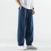 Men's Clothing style cotton and linen straight pants men's retro harem bloomers men's linen cool Ruyi pants_viptrois.com