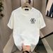 Trendy Brand Pure Cotton Printed Men's Short Sleeved New Summer Trend Casual Round Neck T-shirt_viptrois.com