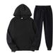 men's Clothing Two Piece Double Waist Gray Sweatpants Men's Trendy Brand Loose Hip Hop Wide Leg Sports Casual Pants_viptrois.com