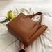 Women’s Bags New Tote BagFashion PU Leather Hand Held Large Shoulder Multi Purpose Ladies Bag_viptrois.com