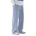 "Men's Relaxed-Fit Drawstring Jeans – Breathable Cotton Straight-Leg Pants (S-3XL, Black/Light Blue/Dark Blue/Dark Gray/Yellow Clay)"_viptrois.com